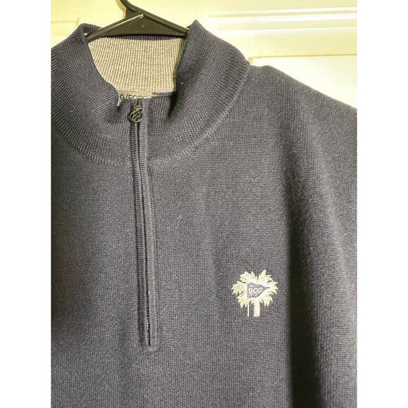 NWT G/Fore G4 Blue Merino Wool Tech Lined Slim Fit Dune Golf sweater Vest XL - Picture 5 of 12